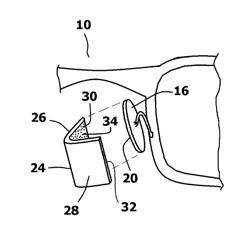 Contact pad arrangement for eyeglass frames