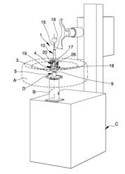 Device for locking wheel rims for vehicles on repair workshop machines, particularly tyre-changing machines or the like