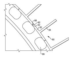 Integrally bladed rotor with slotted outer rim