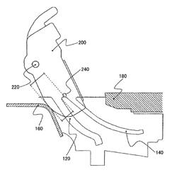 Image forming apparatus including guide grooves and a photoreceptor cartridge including guide axles