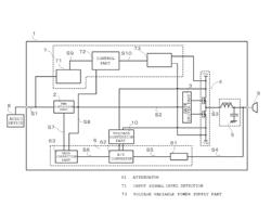 Amplifier using voltage variable power supply