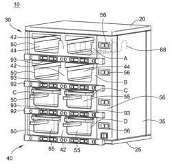 Refrigerated point-of-use holding cabinet using peltier devices