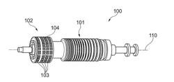 ROTOR SHAFT WITH COOLING BORE INLETS