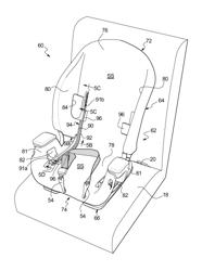 Anchor latch assembly for child restraint system