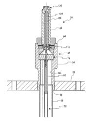 Ceramic probe rod support assembly