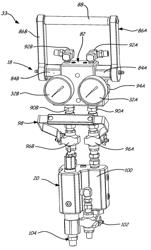 Fluid circulation valve assembly for fluid proportioner