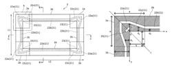 Mold for continuous casting of titanium or titanium alloy ingot, and continuous casting device provided with same