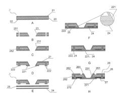 Manufacture method for a surface mounted power LED support and its product