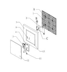 LED display screen case