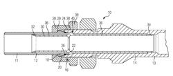 PIPE CONNECTION FOR CONDUCTING A FLUID THAT IS UNDER PRESSURE