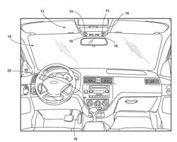 VEHICLE READING LAMP WITH LOW INTENSITY LIGHT SETTING