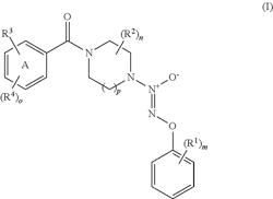 Hybrid diazeniumdiolated compounds, pharmaceutical compositions, and method of treating cancer