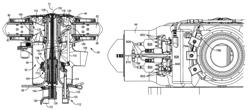 Hub-mounted auxilliary systems for tipjets in a reaction drive rotor system