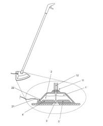 CLEANING APPARATUS WITH A FLUID CONTAINER