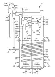 INTEGRATED TWO-STAGE THERMOCHEMICAL HEAT PIPE REACTOR HAVING A PARTITIONED VESSEL