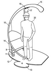 Device and method for practicing the golf swing