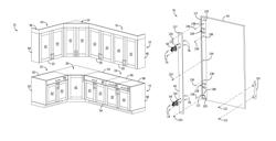 Cabinetry system having removable cabinet faces