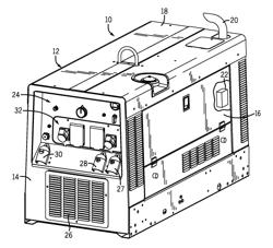 Welding and gouging systems with multiple power settings