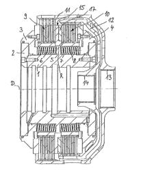 DUAL CLUTCH COMPRISING TWO CLUTCH UNITS WHICH ACT IN A FORCE-FITTING MANNER