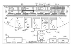 POKER BASED CARD MECHANIC FOR A WAGERING GAME MACHINE