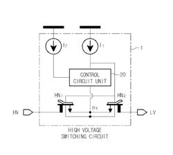 HIGH VOLTAGE SWITCHING CIRCUIT AND ULTRASOUND PROBE