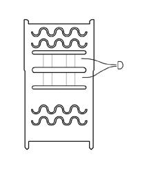 Spacer grid for nuclear fuel assembly for reducing high frequency vibration