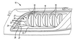 Headlight Assembly with Static Bending Lights