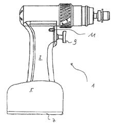 Medical handheld device and power unit