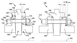 Gas turbine conical flange bolted joint