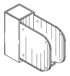 Railing support bracket