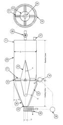 System and process for producing torrefied biomass using a mass flow reactor