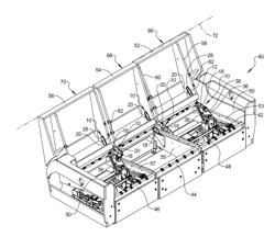 FURNITURE MEMBER SEATBACK LINKAGE WITH SELECTABLE FASTENER LOCATIONS FOR ADJUSTING SEATBACK ANGLE