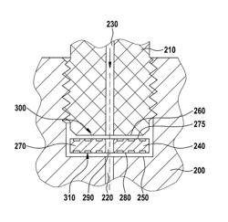 Sealing configuration with metal-coated structure