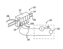 Output module for industrial control with sink and source capability and low heat dissipation