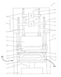 Drawing press having two couplable rams