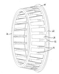 BEARING CAGE FOR A ROLLING-ELEMENT BEARING, IN PARTICULAR FOR A TAPERED ROLLER BEARING