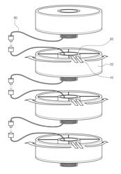 FLOATING OFF-SHORE POWER GENERATION APPARATUS USING IONIC POLYMERIC METAL COMPOSITE