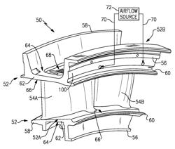 Platform cooling circuit for a gas turbine engine component