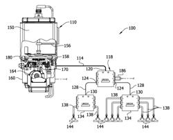 Stepper motor driving a lubrication pump providing uninterrupted lubricant flow