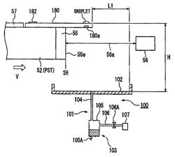 Exposure apparatus with component from which liquid is protected and/or removed and device fabricating method