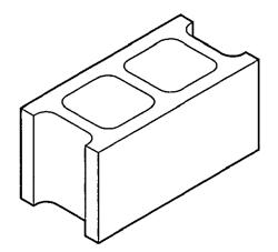 Bonded building block assembly