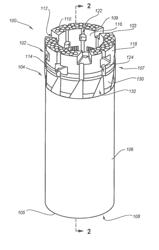 Impregnated drill bits with integrated reamers