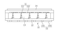 Transparent display device and electronic equipment with same