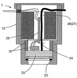 Composite material, molded body, electronic device with molded body, and method for fabricating a molded body