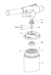 GAS CONTAINER CONNECTING ADAPTER