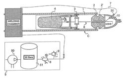 Device for centering and clamping tubular parts