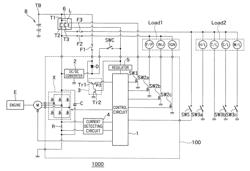 Vehicle power supply system, engine control unit, and power supply method