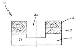 Process for the manufacture of contact strips for electrolyzers