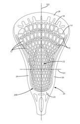 LACROSSE HEAD POCKET AND RELATED METHOD OF MANUFACTURE