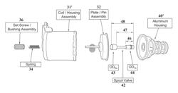 Method of rebuilding solenoids for automatic transmissions